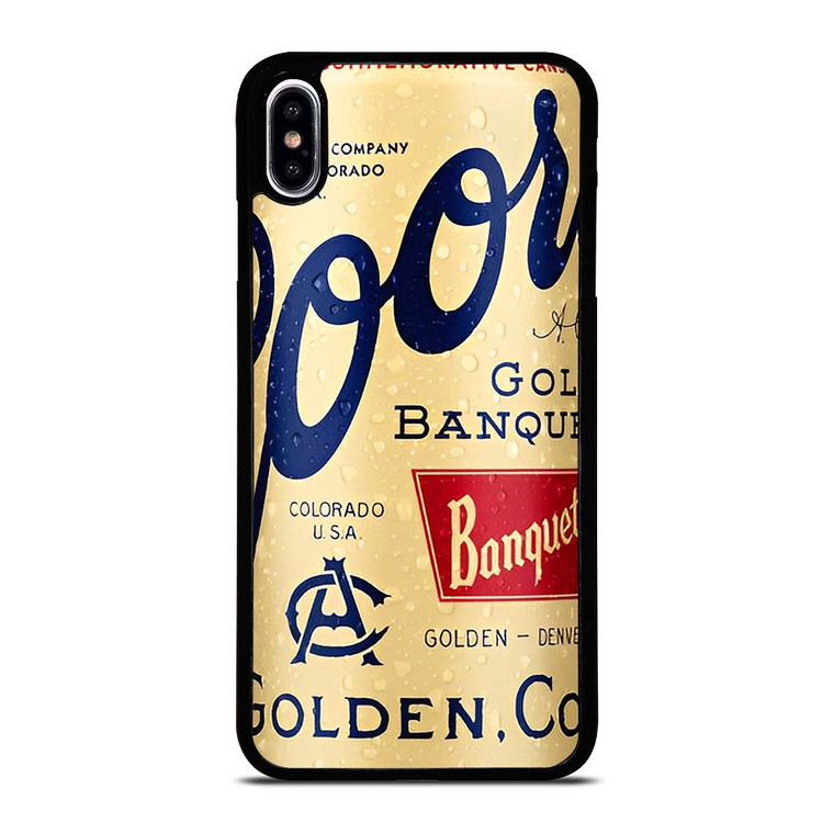 COORS GOLDEN BOTTLE iPhone XS Max Case Cover