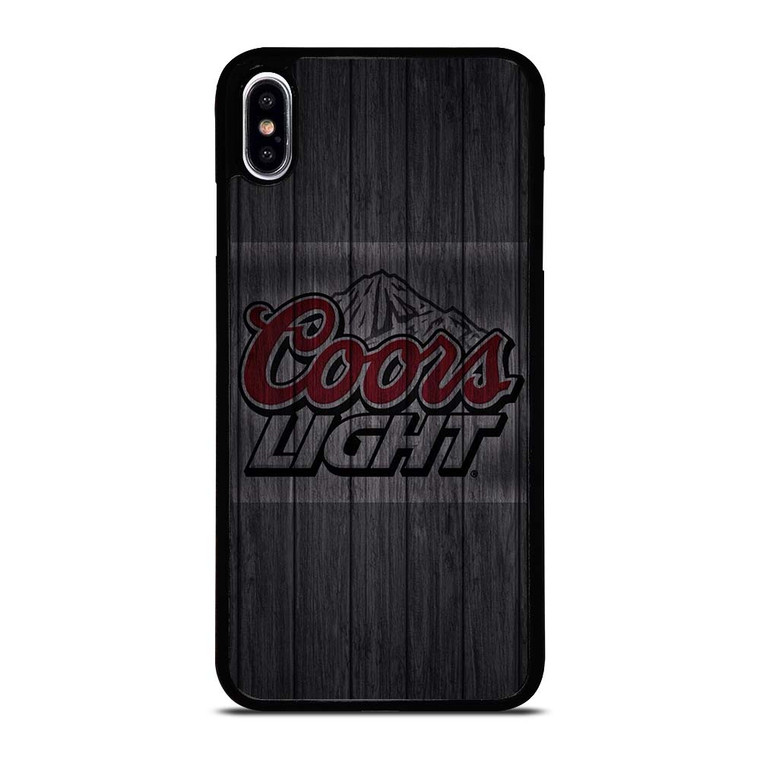 COORS LIGHT WOODEN LOGO iPhone XS Max Case Cover COORS LIGHT WOODEN LOGO iPhone XS Max Case Cover