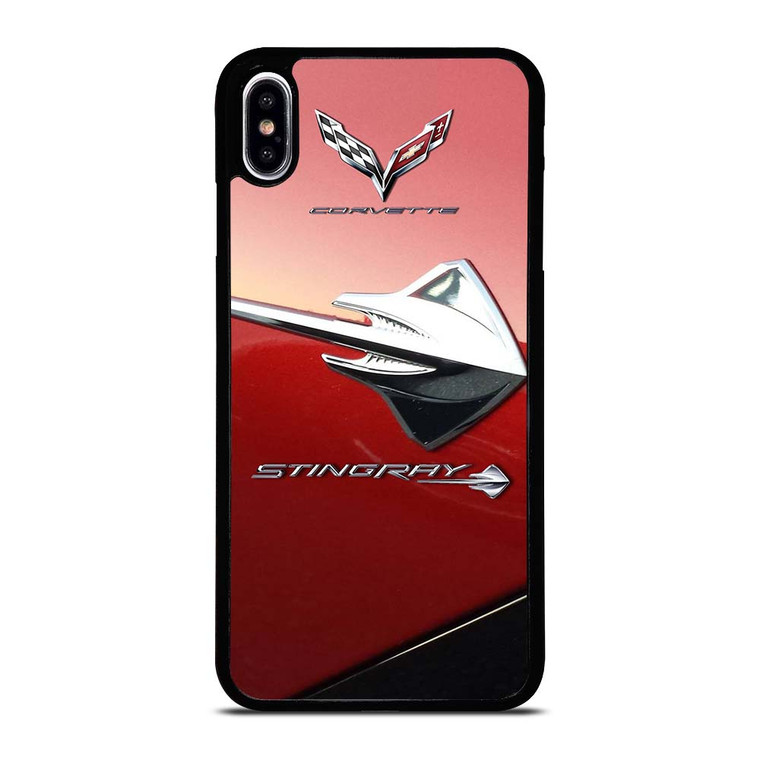 CORVETTE STINGRAY C7 EMBLEM iPhone XS Max Case Cover CORVETTE STINGRAY C7 EMBLEM iPhone XS Max Case Cover