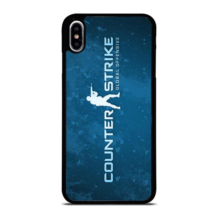 COUNTER STRIKE CSGO LOGO BLUE iPhone XS Max Case Cover
