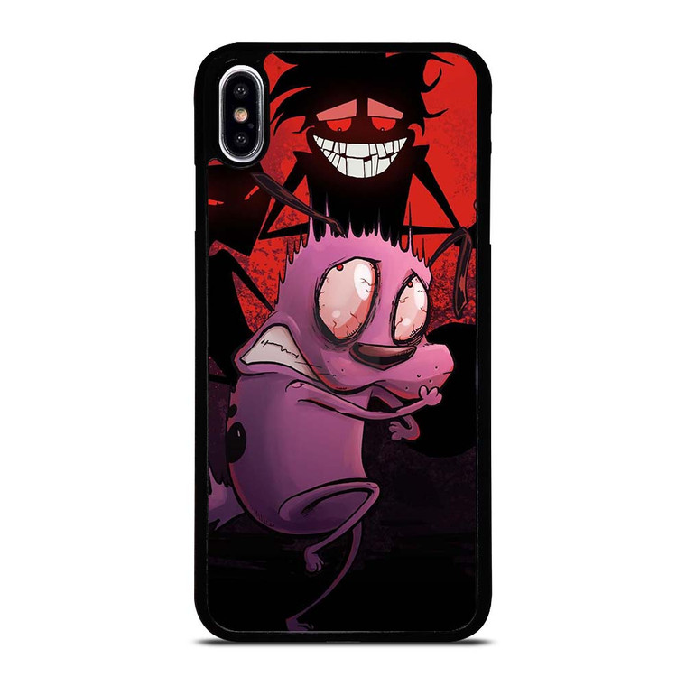 COURAGE THE COWARDLY DOG CARTOON iPhone XS Max Case Cover
