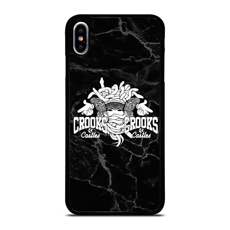 CROOKS AND CASTLES BANDANA MARBLE iPhone XS Max Case Cover