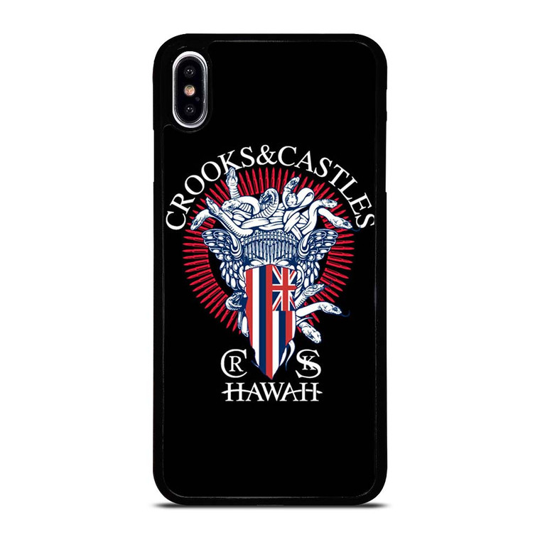 CROOKS AND CASTLES HAWAII LOGO iPhone XS Max Case Cover