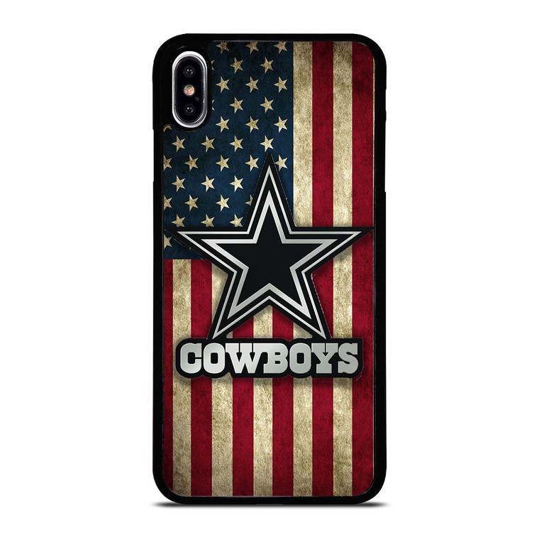 DALLAS COWBOYS AMERICAN FLAG iPhone XS Max Case Cover