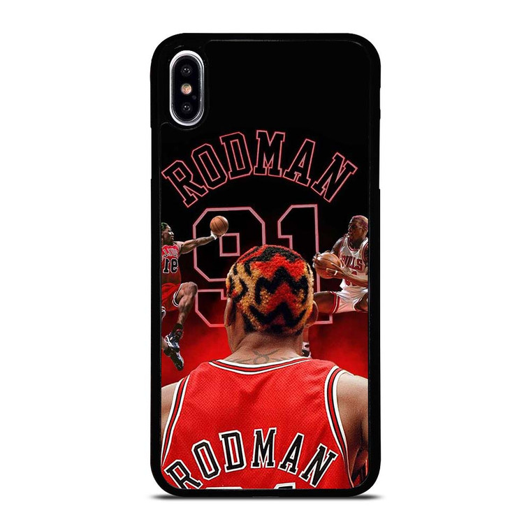DENNIS RODMAN CHICAGO BULLS COOL iPhone XS Max Case Cover