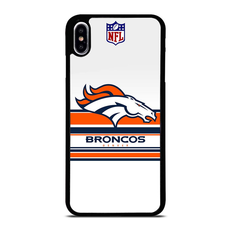 DENVER BRONCOS STRIPE LOGO iPhone XS Max Case Cover