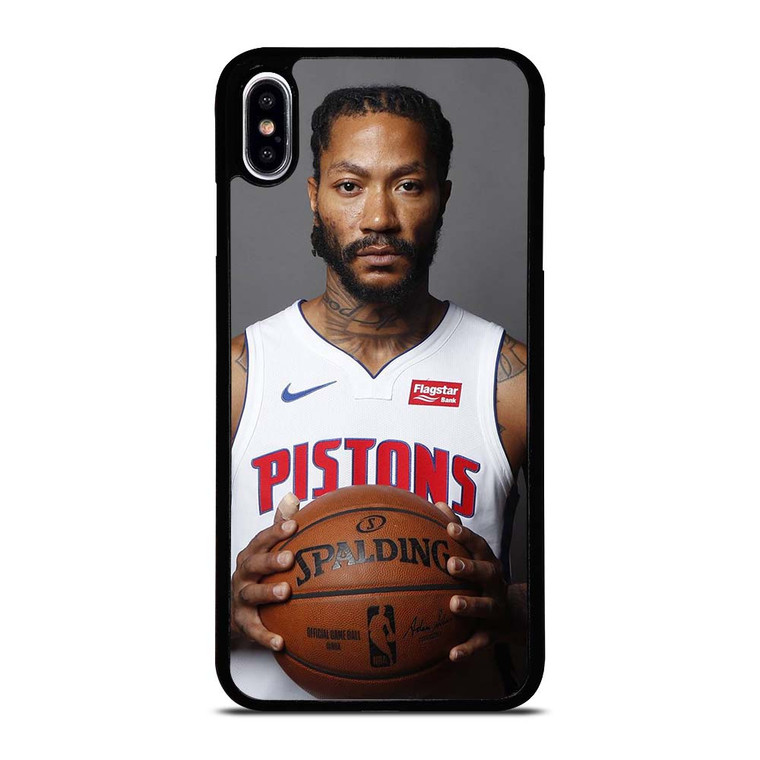 DERRICK ROSE DETROIT PISTONS NBA iPhone XS Max Case Cover