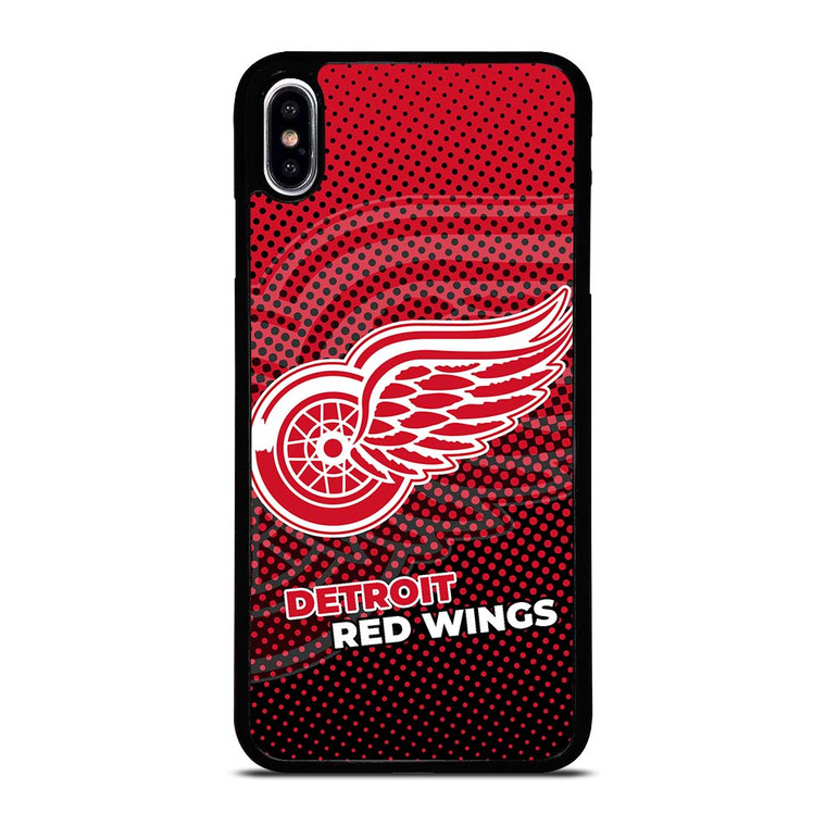 DETROIT RED WINGS HALFTONE EFFECT iPhone XS Max Case Cover