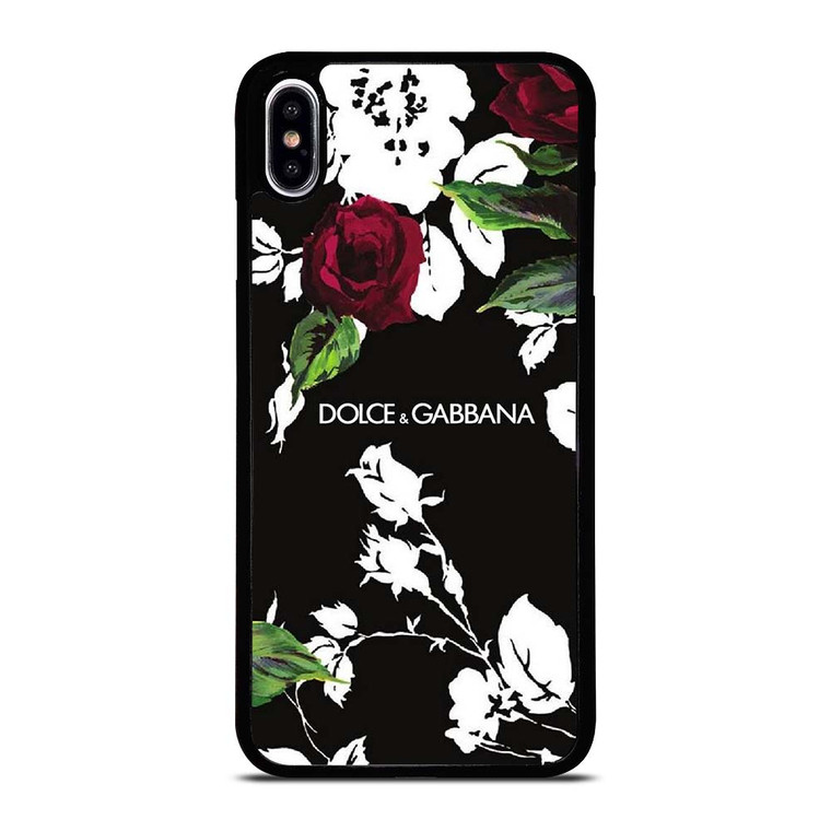 DOLCE AND GABBANA FLOWER iPhone XS Max Case Cover