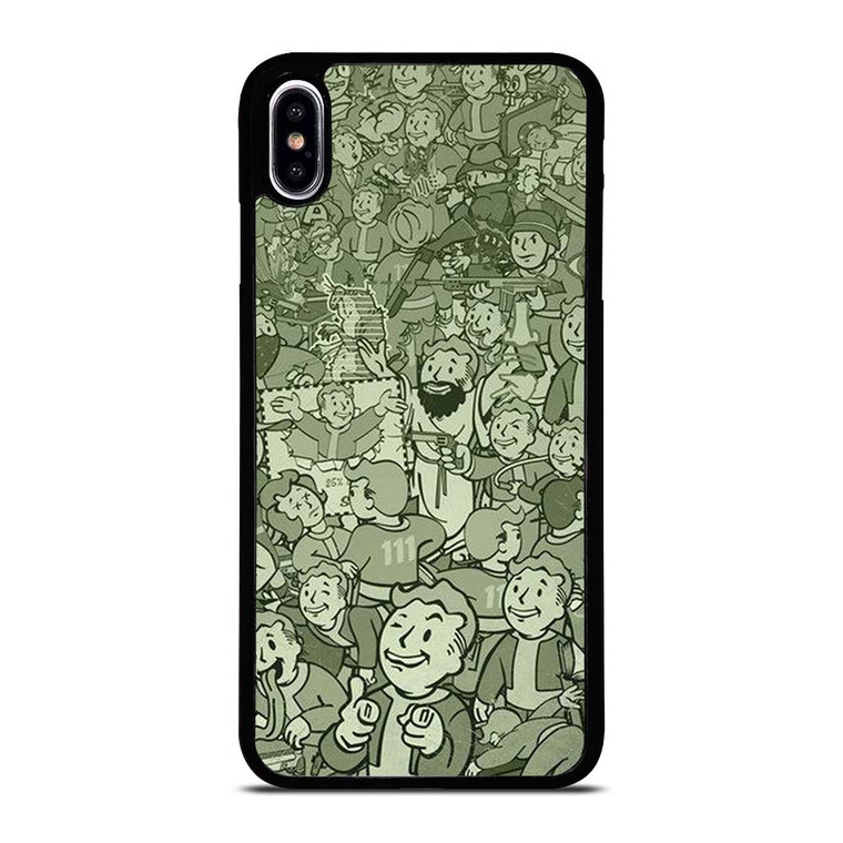 FALLOUT VAULT BOY ALL CHARACTER  iPhone XS Max Case Cover