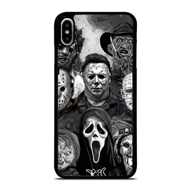 FAMOUS HORROR COLLAGE iPhone XS Max Case Cover