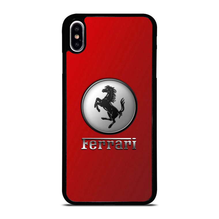 FERRARI SUPER CAR BUTTON iPhone XS Max Case Cover