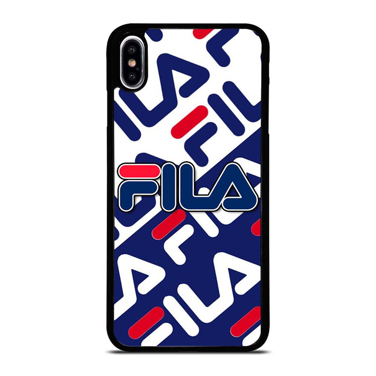 FILA SPORT LOGO COLLAGE iPhone XS Max Case Cover