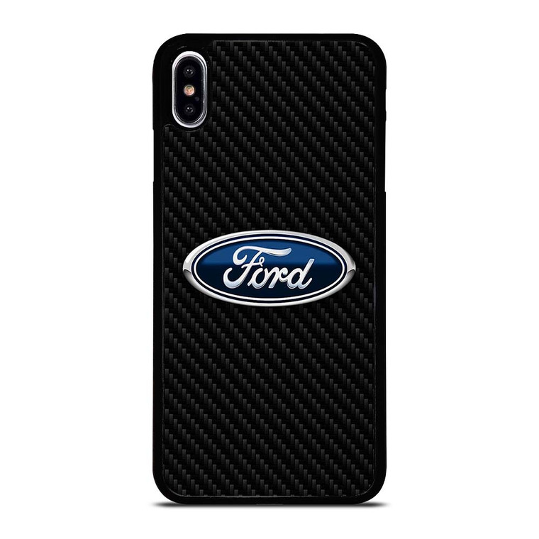 FORD CARBON LOGO iPhone XS Max Case Cover