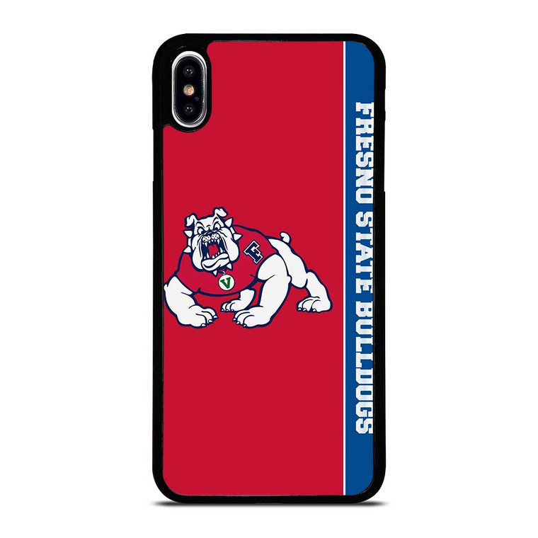 FRENO STATE BULLDOGS FOOTBALL LOGO iPhone XS Max Case Cover