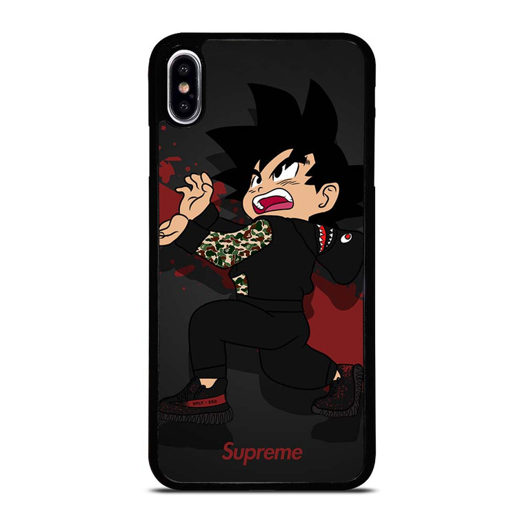 GOKU KIDS BAPE SHARK SUPREME iPhone XS Max Case Cover