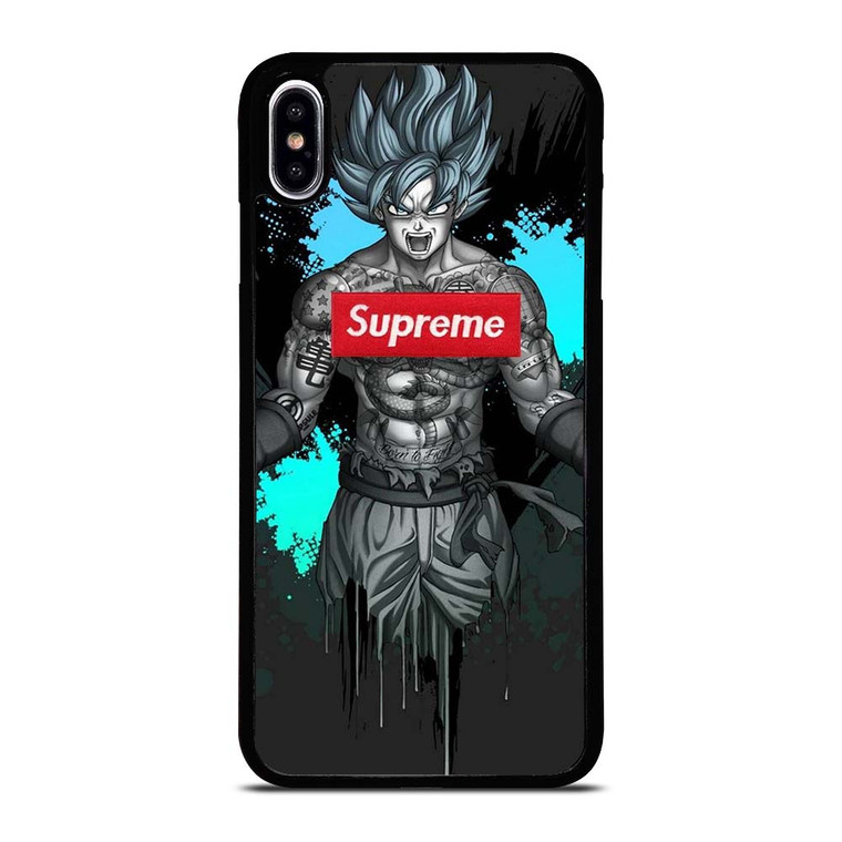 GOKU SUPREME SPLASH PAINT EFFECT iPhone XS Max Case Cover