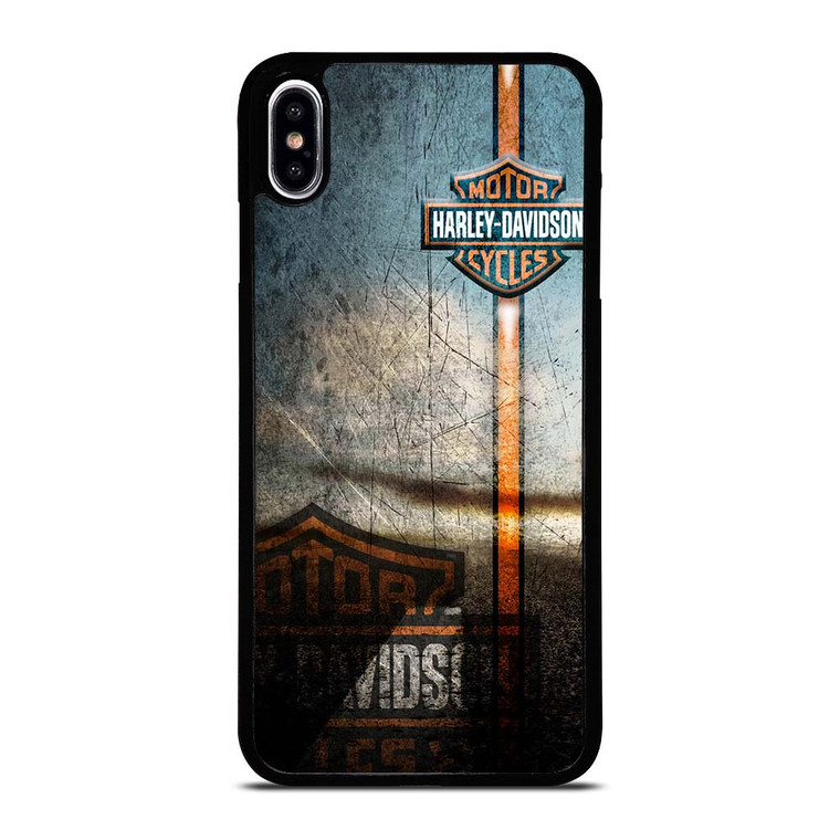 HARLEY DAVIDSON GRUNGE LOGO iPhone XS Max Case Cover