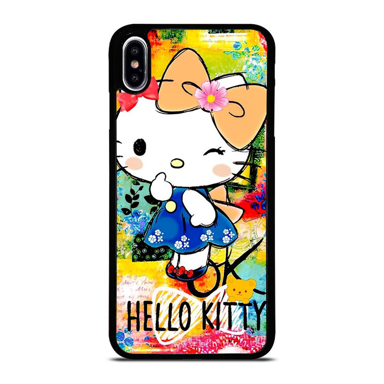 HELLO KITTY ART iPhone XS Max Case Cover