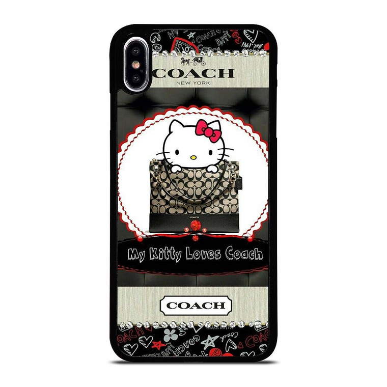 HELLO KITTY LOVES COACH iPhone XS Max Case Cover