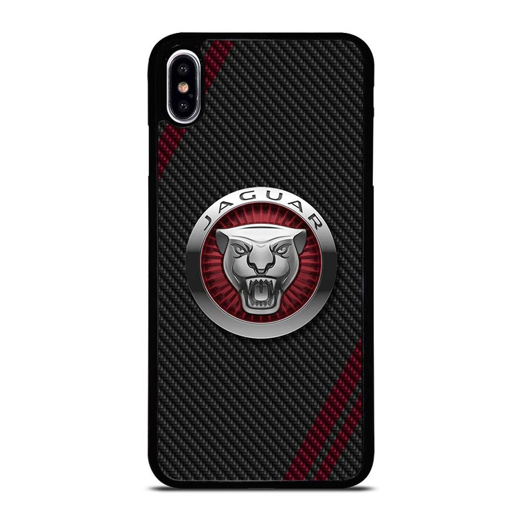 JAGUAR CARBON STRIPE LOGO iPhone XS Max Case Cover