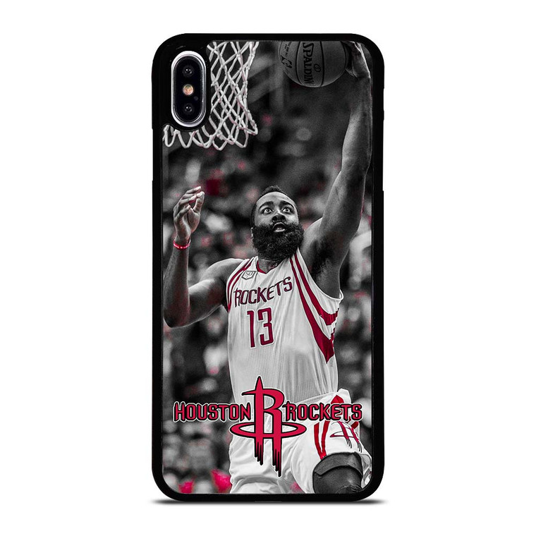 JAMES HARDEN DUNK HOUSTON ROCKETS iPhone XS Max Case Cover