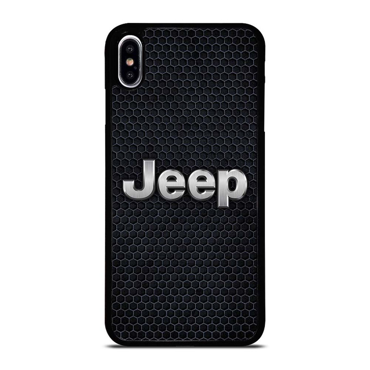 JEEP BLACK METAL LOGO iPhone XS Max Case Cover