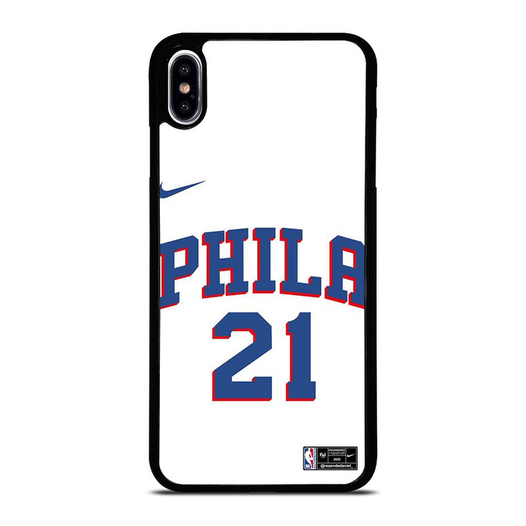 JOEL EMBIID PHILADELPHIA SIXERS KIT iPhone XS Max Case Cover