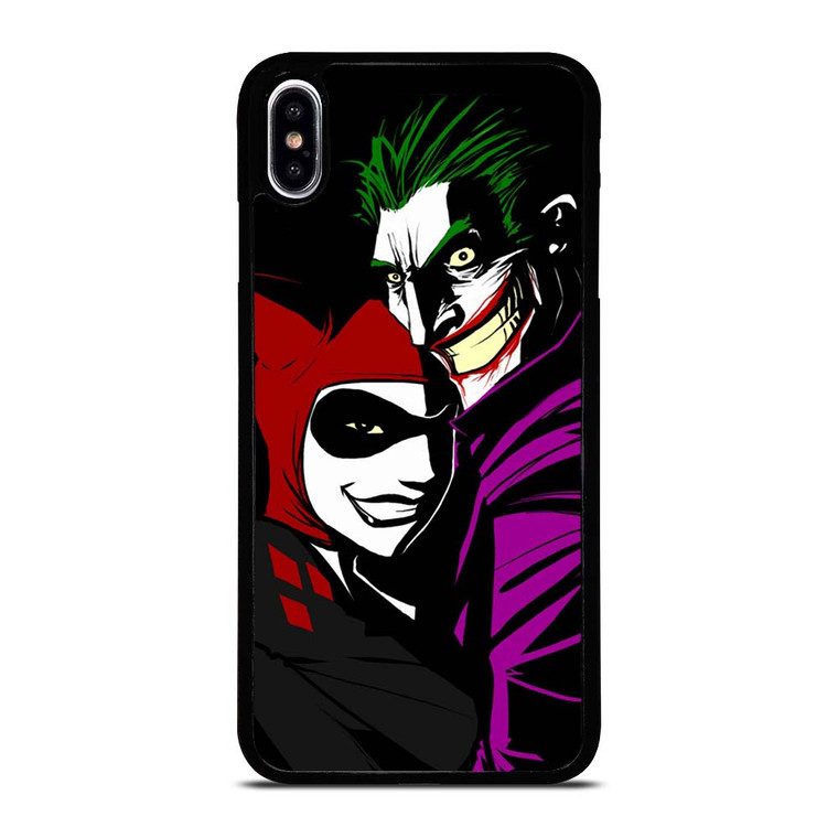 JOKER AND HARLEY QUINN CARTOON iPhone XS Max Case Cover