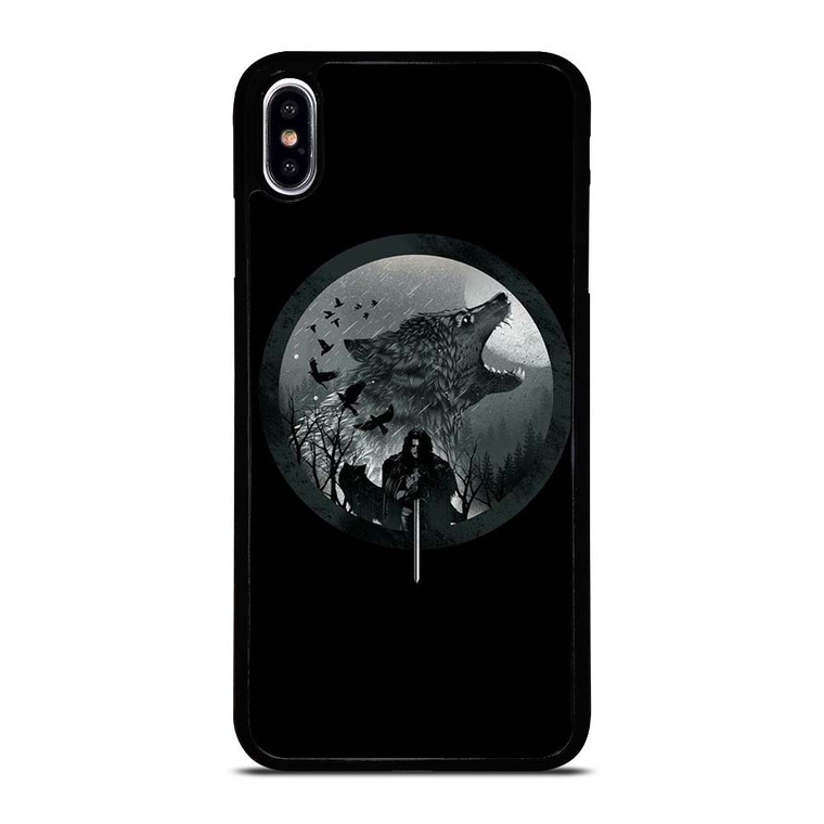 JON SNOW WOLF iPhone XS Max Case Cover
