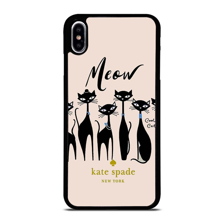 KATE SPADE MEOW CAT iPhone XS Max Case Cover