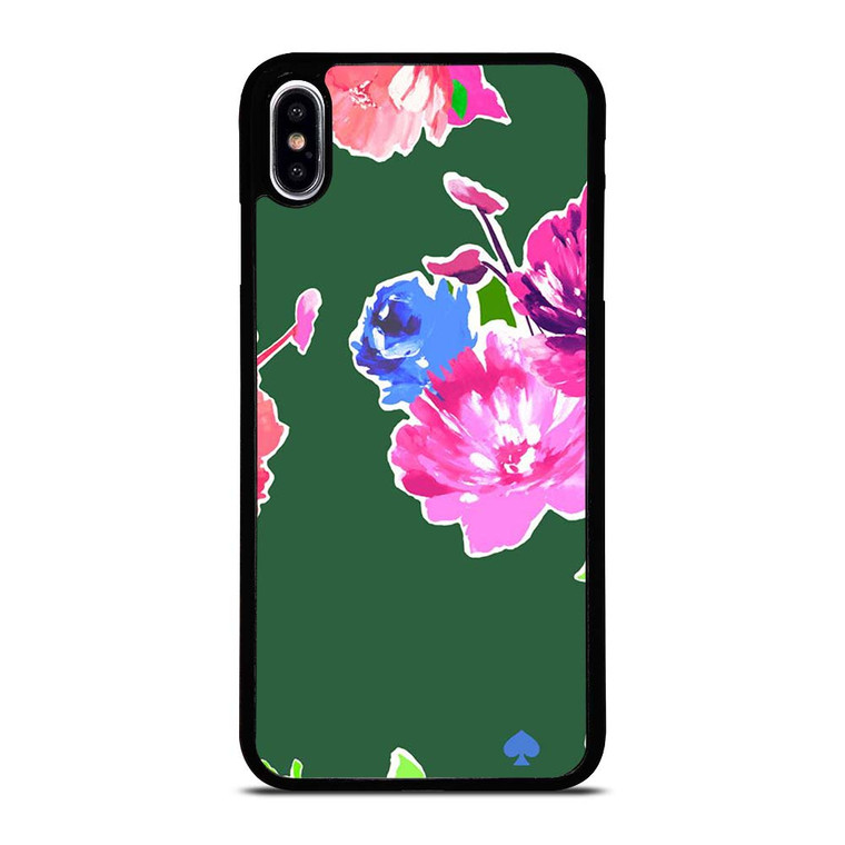 KATE SPADE NEW YORK GREEN FLORAL iPhone XS Max Case Cover