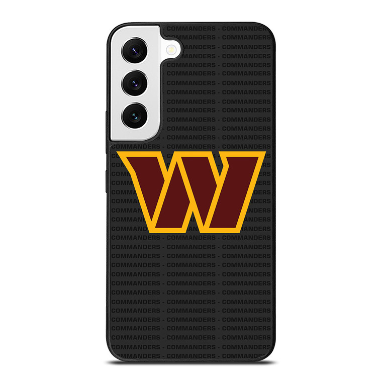 WASHINGTON COMMANDERS FOOTBALL TEXT Samsung Galaxy S22 Case Cover