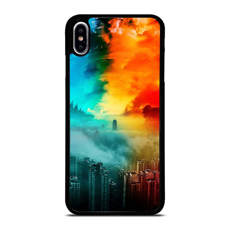 KINGKONG VS GODZILLA CITY iPhone XS Max Case Cover