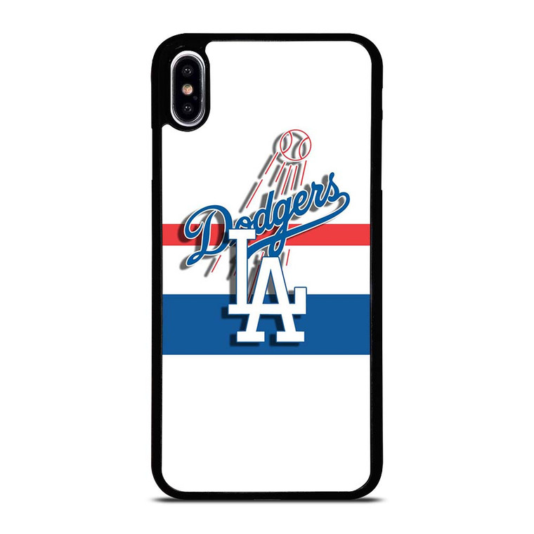 LA DODGERS WHITE STIPS iPhone XS Max Case Cover
