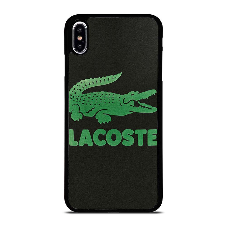LACOSTE CROCODILE SUEDE iPhone XS Max Case Cover