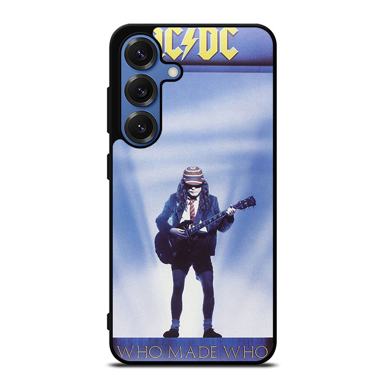 ACDC WHO MADE WHO ALBUM COVER Samsung Galaxy S25 Case Cover ACDC WHO MADE WHO ALBUM COVER Samsung Galaxy S25 Case Cover