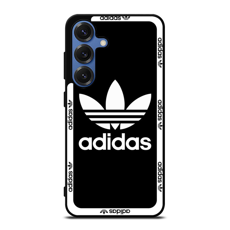 ADIDAS TREFOIL ROUND BLACK Samsung Galaxy S25 Case Cover