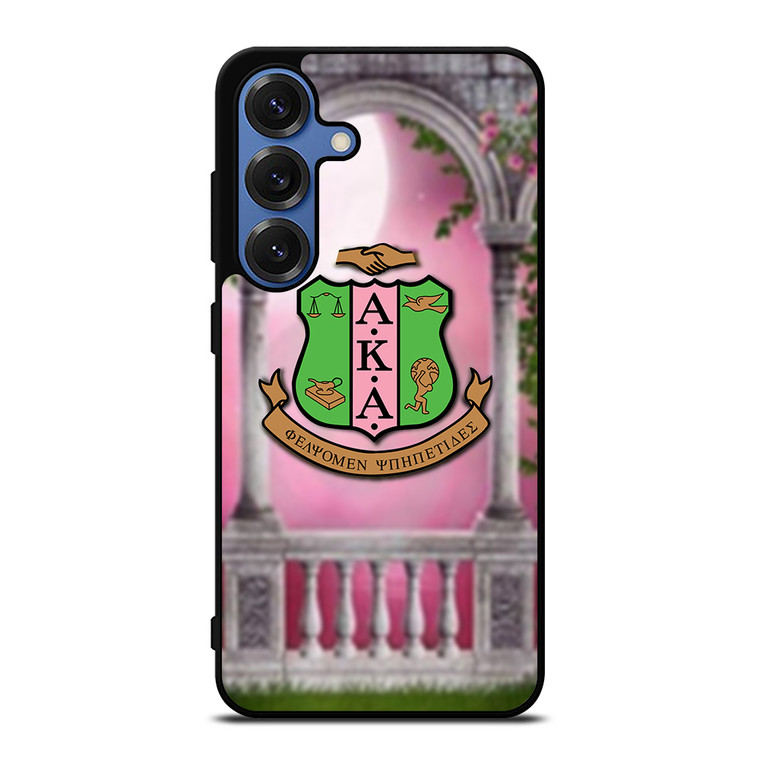 AKA PINK AND GREEN LOGO Samsung Galaxy S25 Case Cover AKA PINK AND GREEN LOGO Samsung Galaxy S25 Case Cover