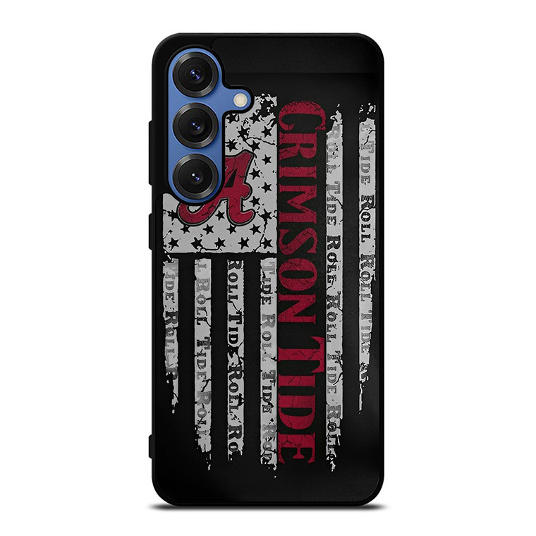 ALABAMA CRIMSON TIDE FLAG MLS Samsung Galaxy S25 Case Cover ALABAMA CRIMSON TIDE FLAG MLS Samsung Galaxy S25 Case Cover