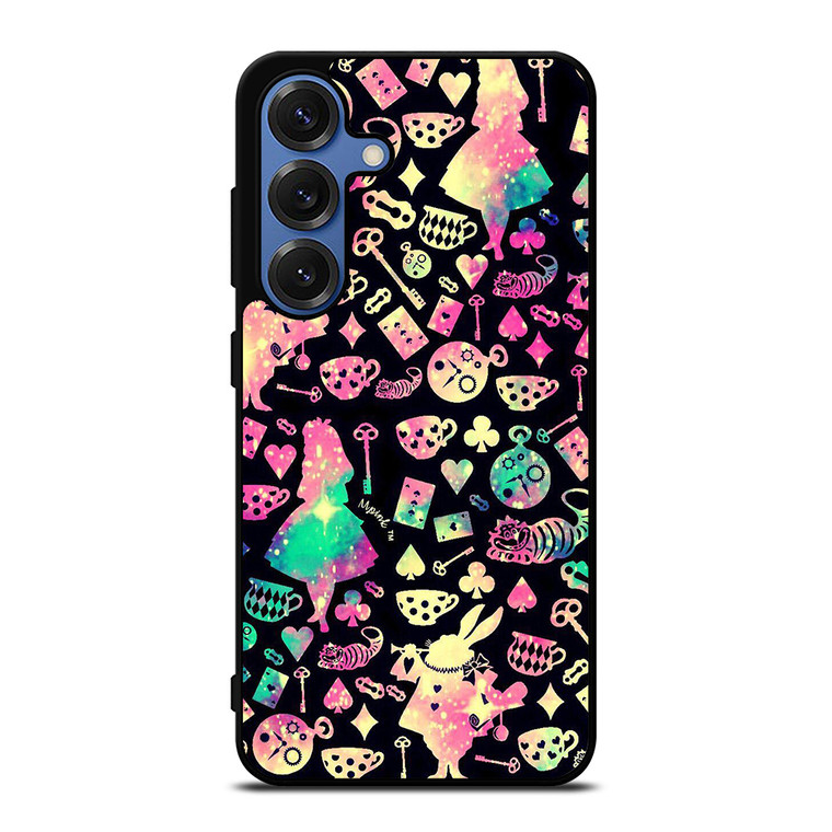 ALICE IN WONDERLAND COLLAGE Samsung Galaxy S25 Case Cover