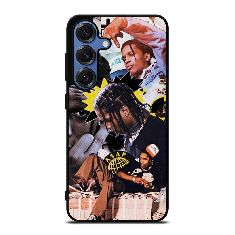 ASAP ROCKY RAPPER COLLAGE Samsung Galaxy S25 Case Cover