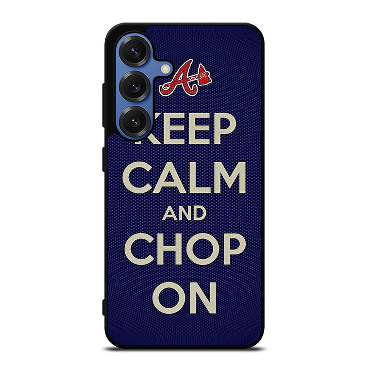 ATLANTA BRAVES CHOP ON BASEBALL Samsung Galaxy S25 Case Cover ATLANTA BRAVES CHOP ON BASEBALL Samsung Galaxy S25 Case Cover