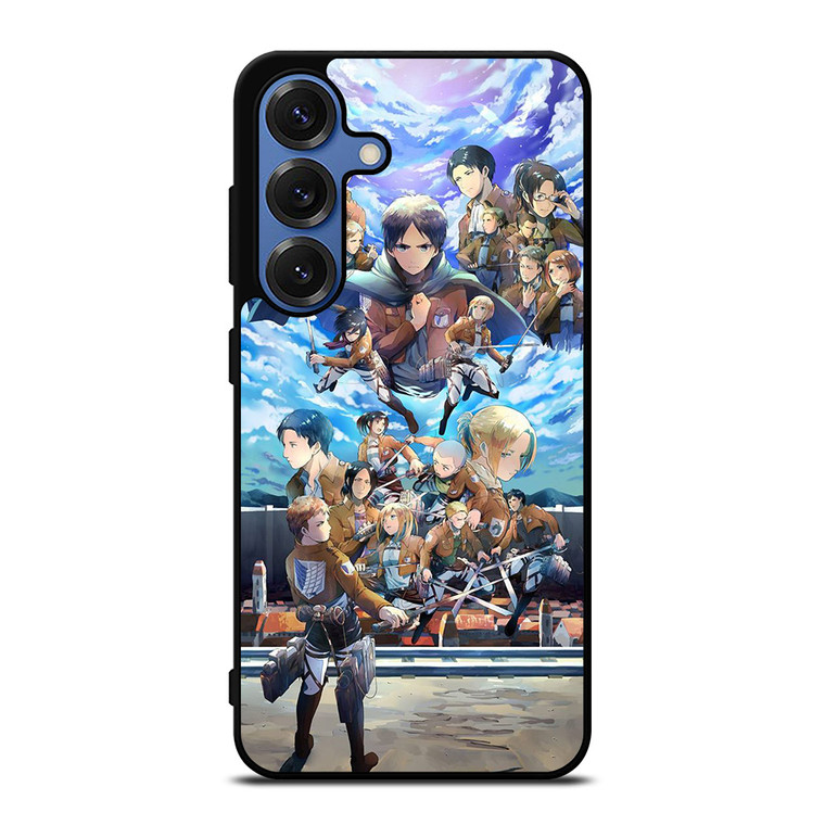 ATTACK ON TITAN ANIME CHARACTER Samsung Galaxy S25 Case Cover
