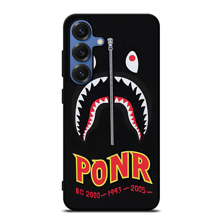 BAPE BATHING APE X PONR Samsung Galaxy S25 Case Cover