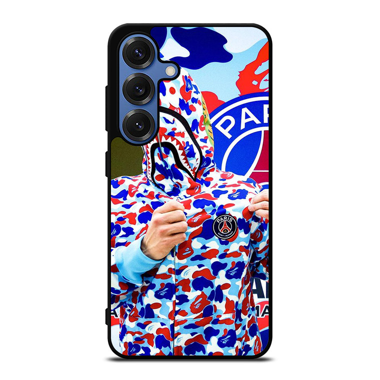 BAPE CAMO PARIS SAINT GERMAIN Samsung Galaxy S25 Case Cover