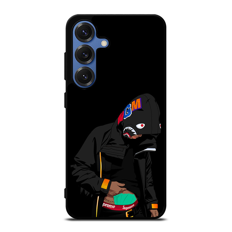 BAPE SHARK X SUPREME MEN BLACK Samsung Galaxy S25 Case Cover