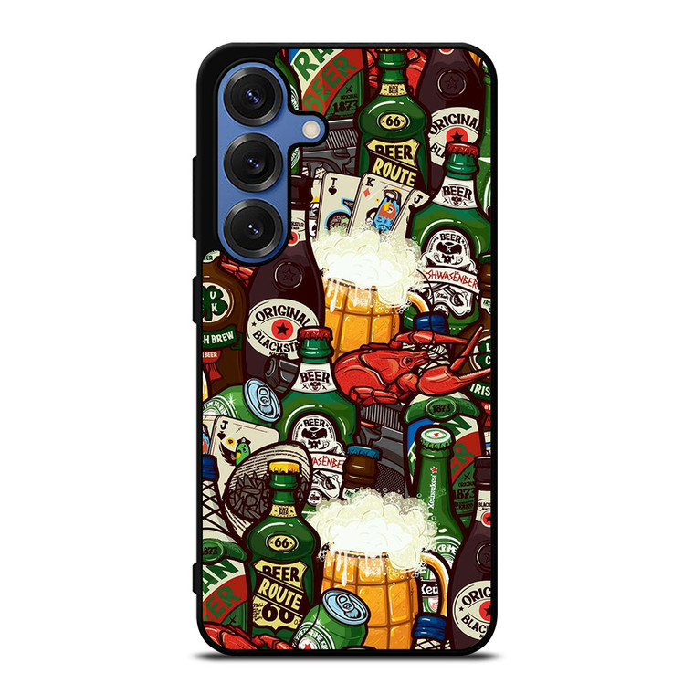 BEER BOTTLE CARTOON Samsung Galaxy S25 Case Cover