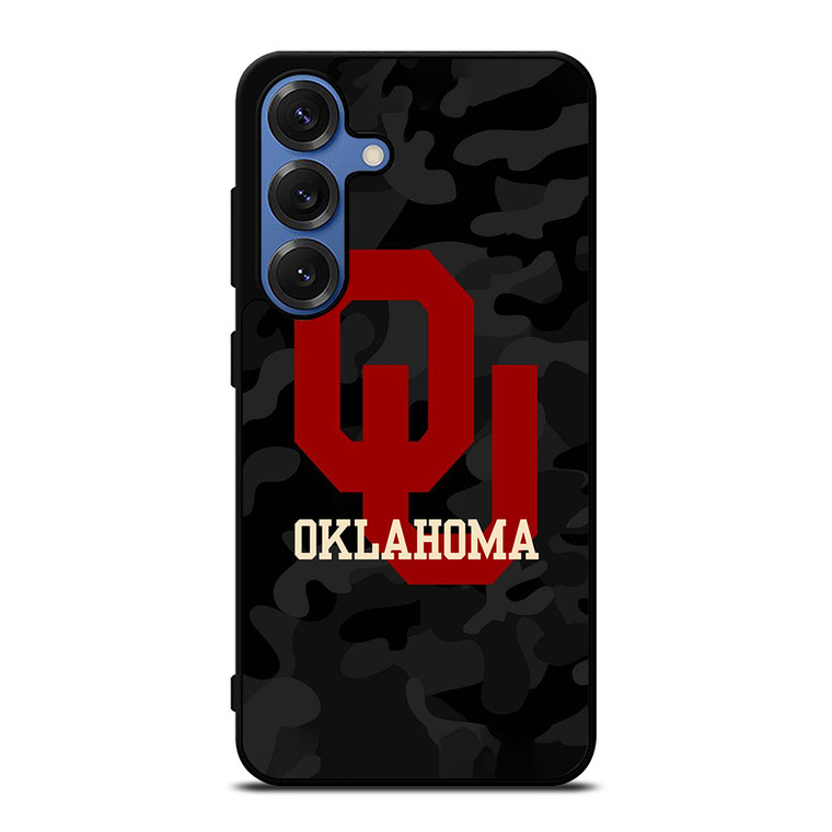 CAMO OKLAHOMA SOONERS LOGO Samsung Galaxy S25 Case Cover
