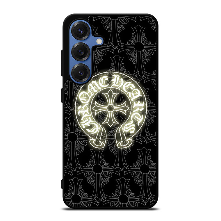 CHROME HEARTS PATTERN Samsung Galaxy S25 Case Cover
